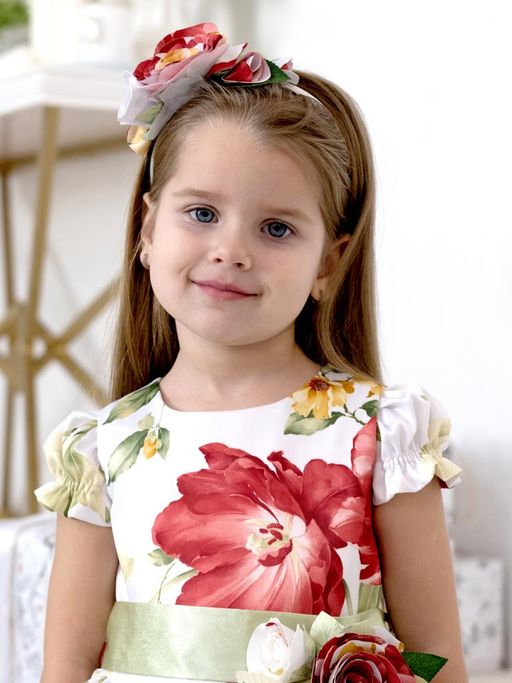 платье для девочки Энни А22-2 тюльпаны - Etoelf фото 6
