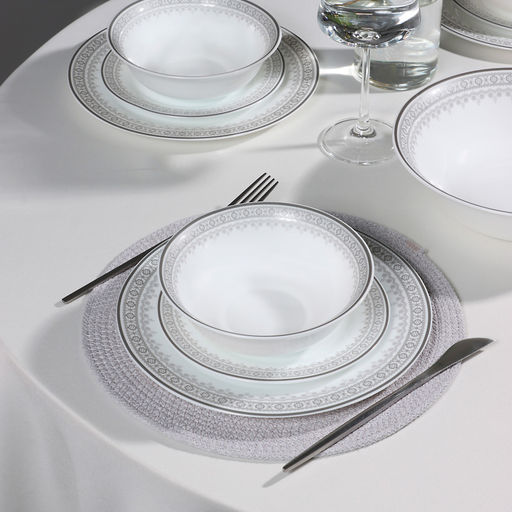 Сервиз столовый 13 пр. MILLIMI Минта , опаловое стекло арт. 818-881 - Полимербыт фото 3