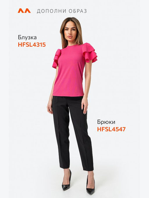Женская нарядная блузка с коротким рукавом Happyfox