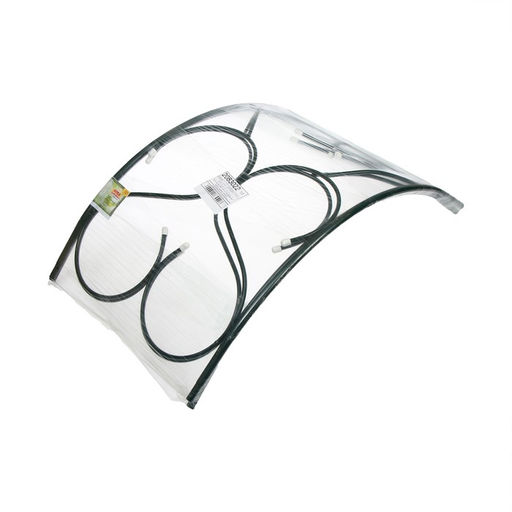 Арка садовая, 230×120×51 см, для вьющихся растений, металлическая, зелёная