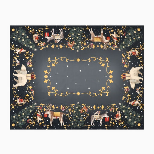 Скатерть новогодняя «Этель» Fairy tale, 150×110 см +/-3 см с ВГМО, 100% хлопок, саржа 190 г/м²