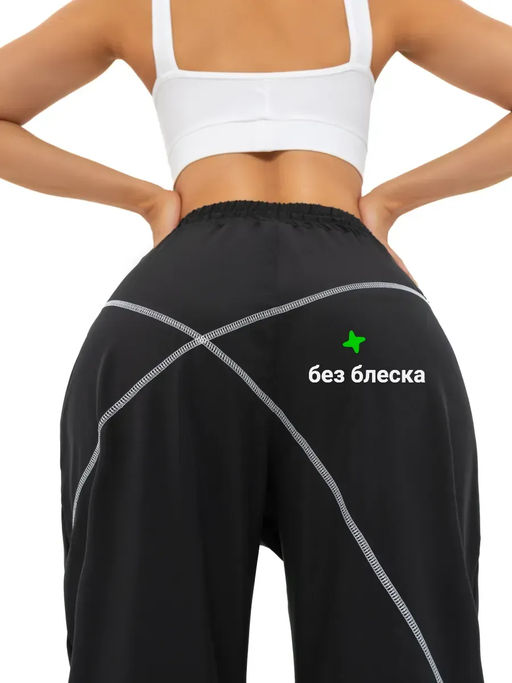Спортивные женские брюки, черные, bp.155.001 - Profit фото 12