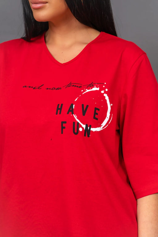 Костюм женский, цвет черный красный