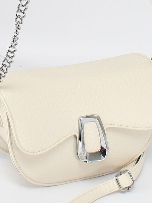 Сумка женская искусственная кожа Ch&K-1866, 1отд, плечевой ремень, молочный SALE 260018 - Adelia фото 9