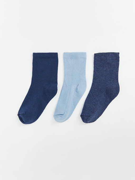 Basic Erkek ?ocuk Soket ?orap 3l?