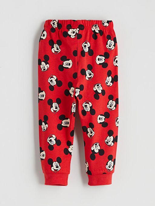 Mickey Mouse Bask?l? Erkek Bebek Pijama Alt