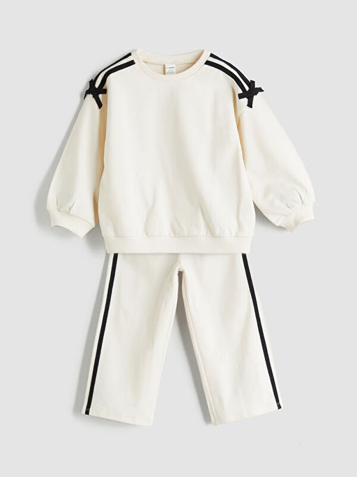 Bisiklet Yaka K?z ?ocuk E?ofman Tak?m