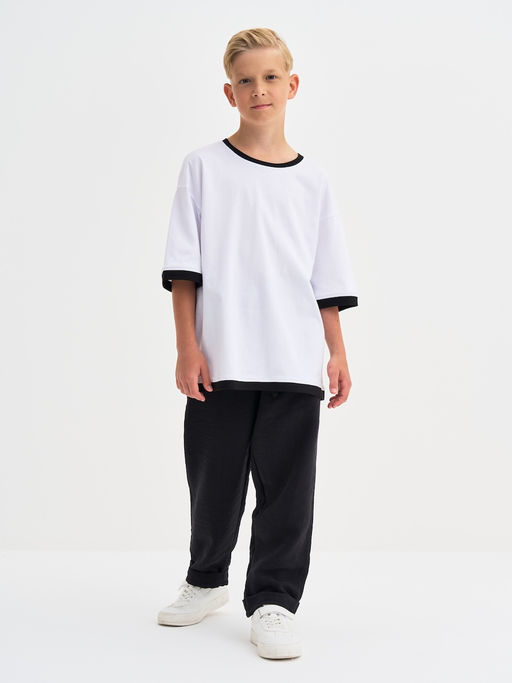 Черные брюки для мальчика - Kogankids фото 2
