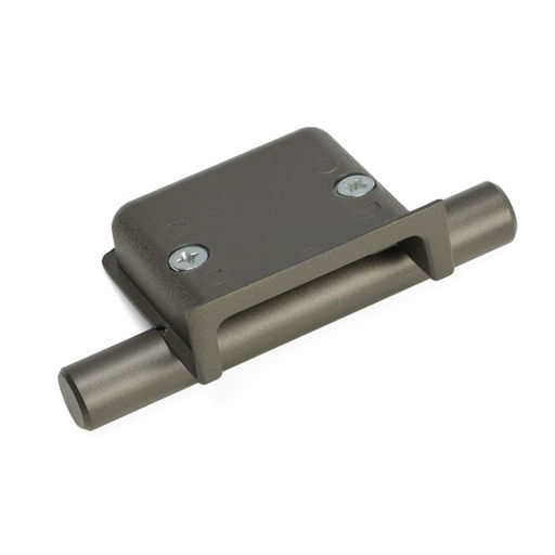 Ручка врезная, Hidden, мо 32 мм, тёмная, железо