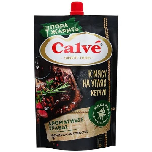 Calve, кетчуп К мясу на углях, 350 г фото 2