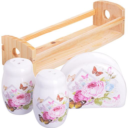 26317 Набор для специй 4пр Батерфляй доломит LR (х36) - Mayer&boch фото 2