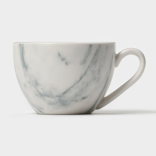 Набор чайный фарфоровый Magistro Real Marble, 4 предмета: 2 чашки 150 мл, 2 блюдца d=12,5 см  фото 7