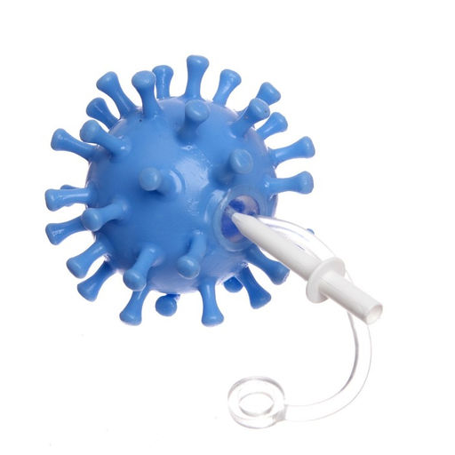 Цена за 2 шт. Мялка «Вирус» надувается, цвета МИКС