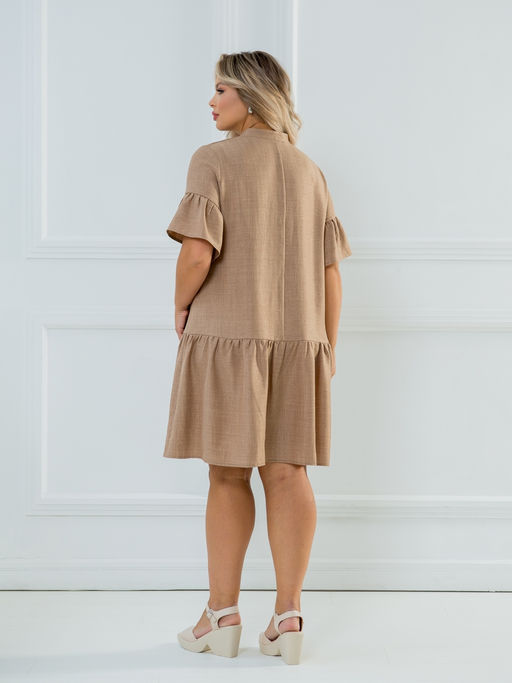 Платье 1247 темно-песочный - Novita фото 9