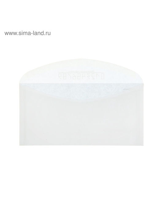 Цена за 1000 шт. Конверт почтовый Е65 110×220 мм, поле «Кому-куда», без окна, клей, клапан-автомат, 80 г/м²