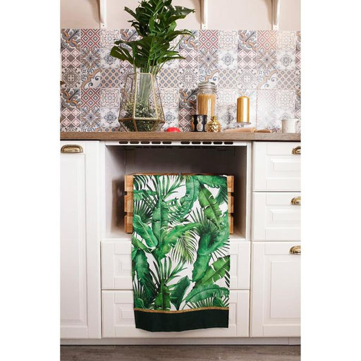 Полотенце Этель Тропики 40х70 см, 100% хлопок, саржа 190 гр/м2  фото 2