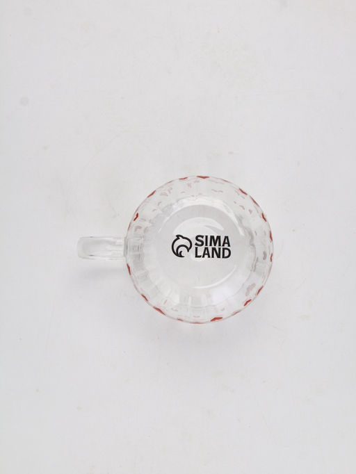 Кружка стеклянная Сердечки, 350 мл