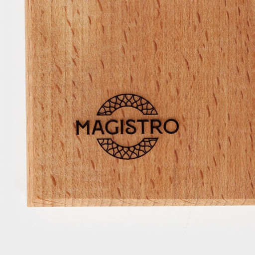 Доска разделочная Magistro, 40×20×2.2 см, дерево цельный массив бука