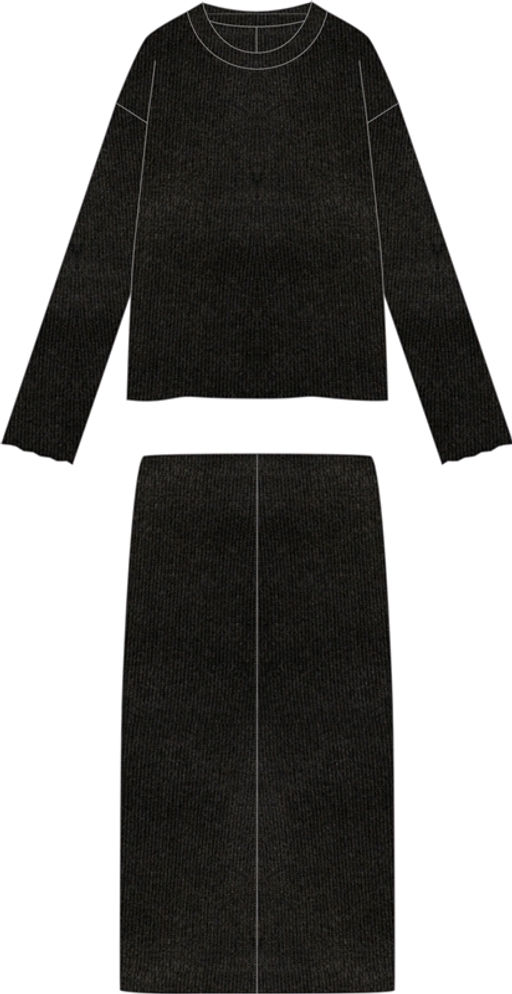 свитшот+юбка 2ЖСЮ5803303 - Апрель фото 3