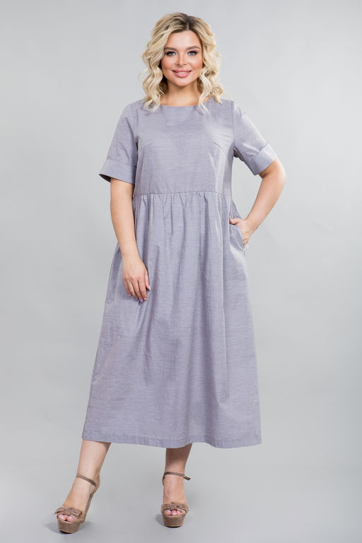 Платье 1257 кофейный - Novita фото 3