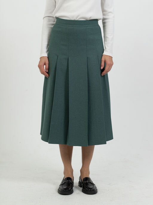 с шерстью в составе! юбка расклешенная - Трика фото 3