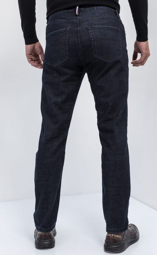Джинсы мужские утепленные флисом P121-0152W d.blue - Primm фото 6