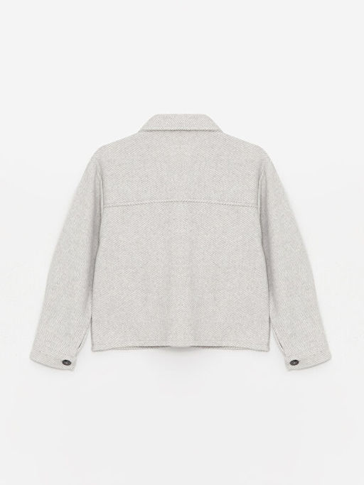 Uzun Kollu Crop K?z ?ocuk G?mlek Ceket - Waikiki фото 2