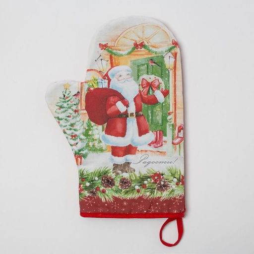 Варежка-прихватка Радости 20х28см,100% х/л, ватин 250г/м2 - Этель фото 2