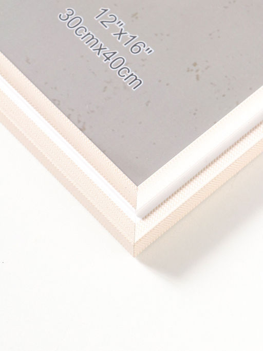 Фоторамка для фото 30×40 см «Остин», пластик, бело-бежевый, 44.2×34.2×1.5 см