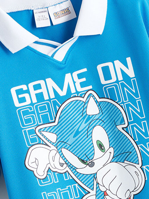 Sonic Bask?l? Erkek ?ocuk Ti??rt