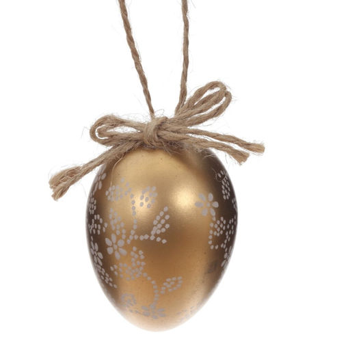 Набор из 6-ти изделий декоративных подвесных "Яйцо" (4*6,5), L17 W8,5 H4 см