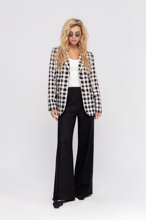 Костюм Pirs 4711 черно-розовая клетка+ черный  фото 4