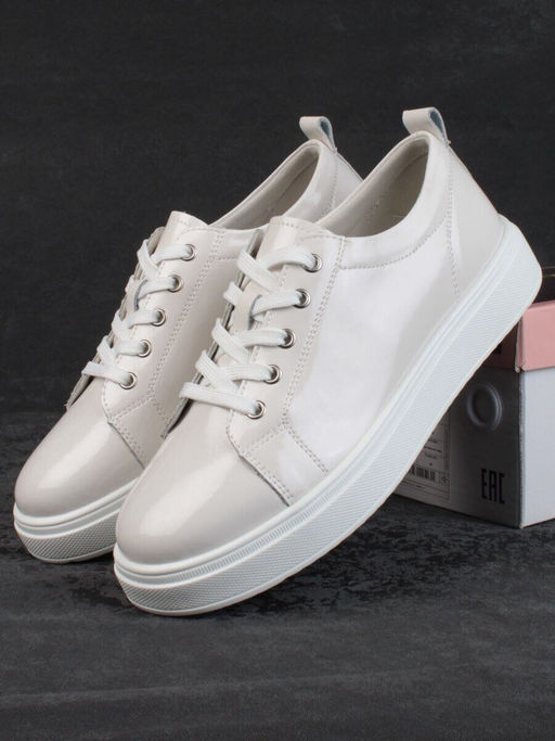 05-HY21-1D LT. BEIGE Кроссовки женские (натуральная кожа)