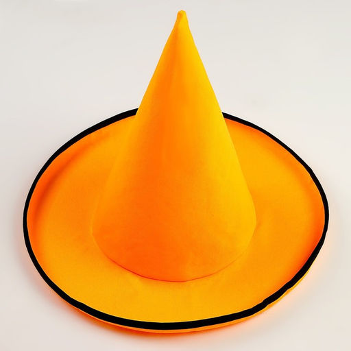 Карнавальный костюм на хэллоуин «Сладость или гадость?»: накидка, шляпа, сумка, оранжевый