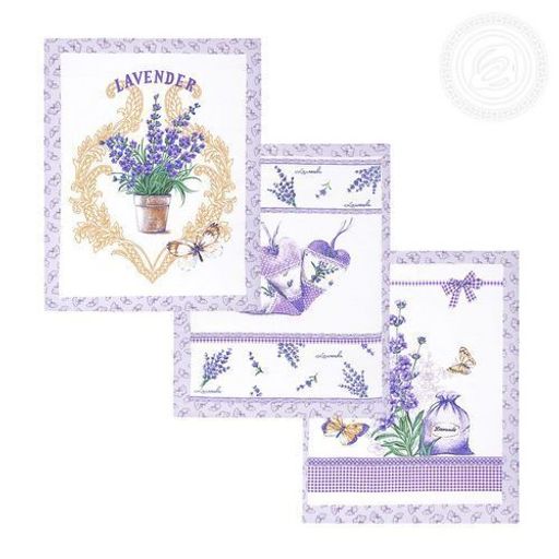 Полотенце 50*60 см. Сиреневая дымка рогожка хлопок 100% - Лен поволжья фото 3