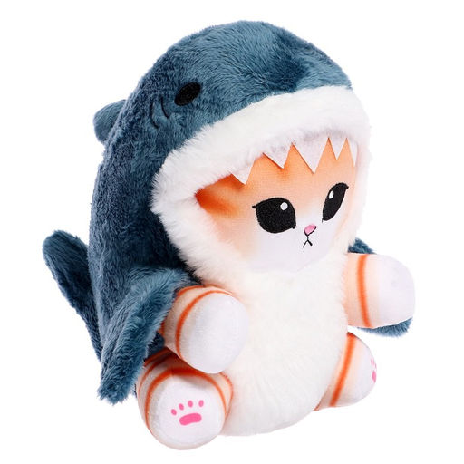 Мягкая игрушка Котик-акула, 25 см - Simaland фото 2