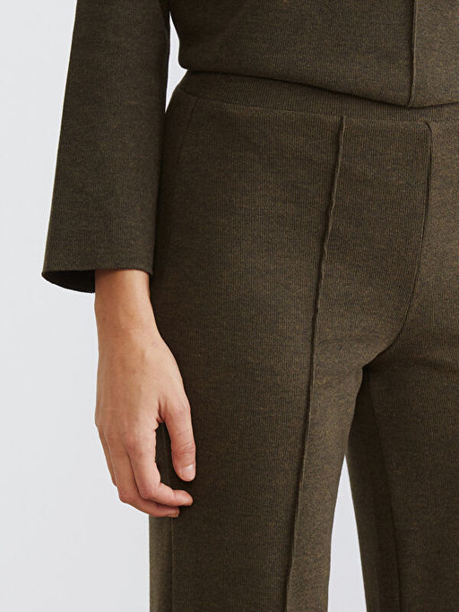 Beli Lastikli Kad?n Triko Pantolon