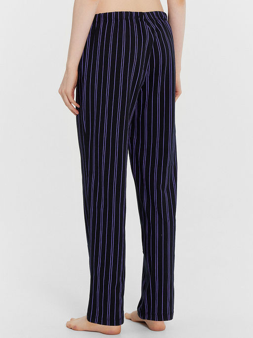 Брюки женские черные в полоску - Mark formelle фото 2