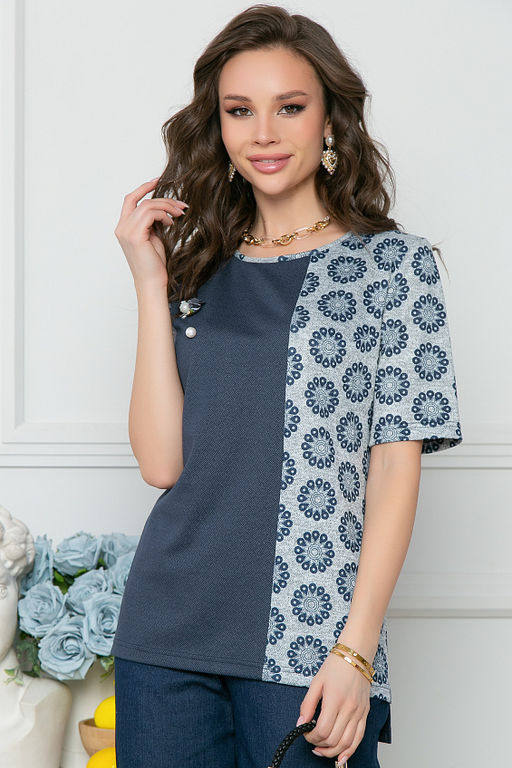 БЛУЗКА РОМЕНА (БЛУ) - Bellovera фото 2