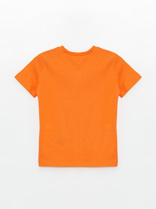 Bisiklet Yaka K?sa Kollu Bask?l? Erkek Bebek Ti??rt - Waikiki фото 2