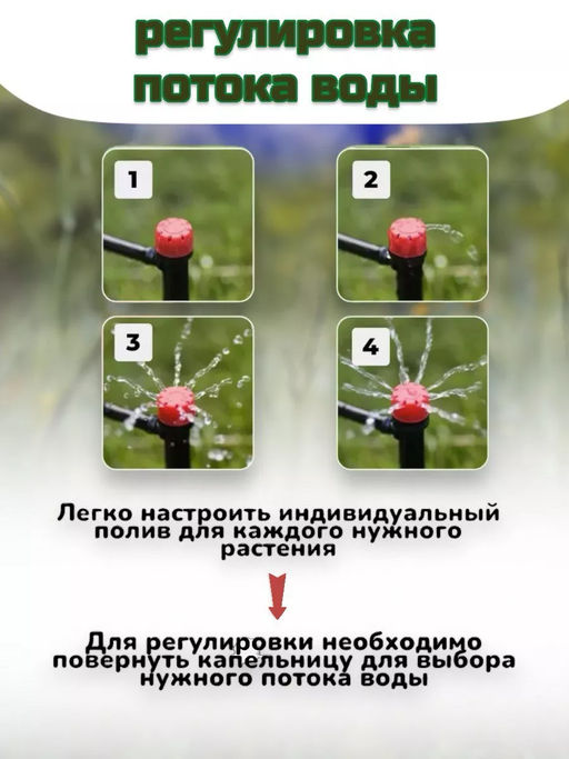 Капельный полив, 20м 60169