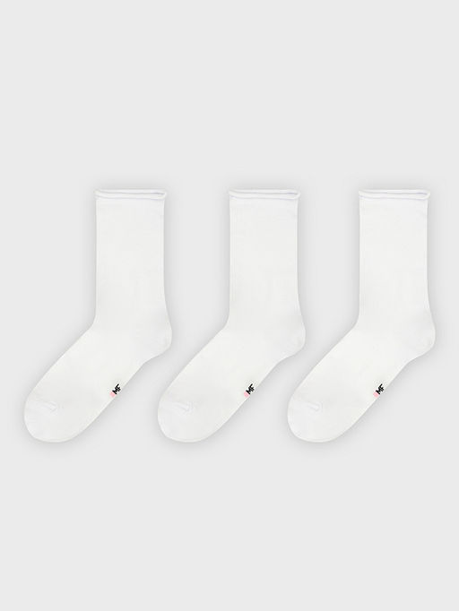 Носки женские белые в наборе, 3 пары - Mark formelle фото 6