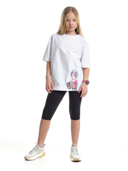Футболка Rick and Morty 22-9001 белый - Mini maxi фото 3