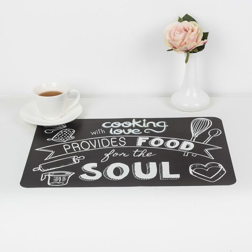 Цена за 12 шт. Салфетка сервировочная на стол Кулинария, 4227 см, цвет чёрный - Simaland фото 2