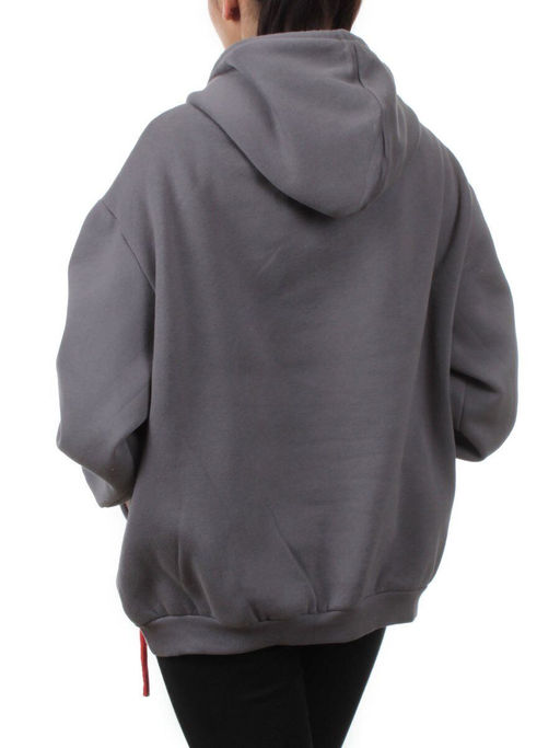 2226 DK. GRAY Толстовка женская (85% хлопок, 10% полиэстер, 5% спандекс) - Fashion фото 6