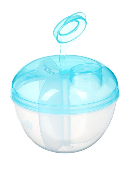 Контейнер для детского питания Крошка Я, 3 секции, ВИД 3, 180 мл., голубой