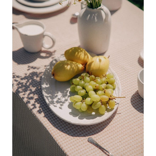 Блюдо SL Home «Арена Бланка», 34×24 см, керамика, белое