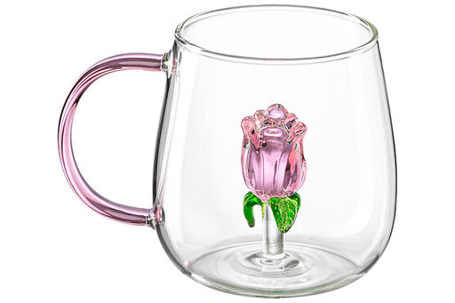 Кружка 450 мл 12*8,8*9 см Роза - Elan gallery фото 13