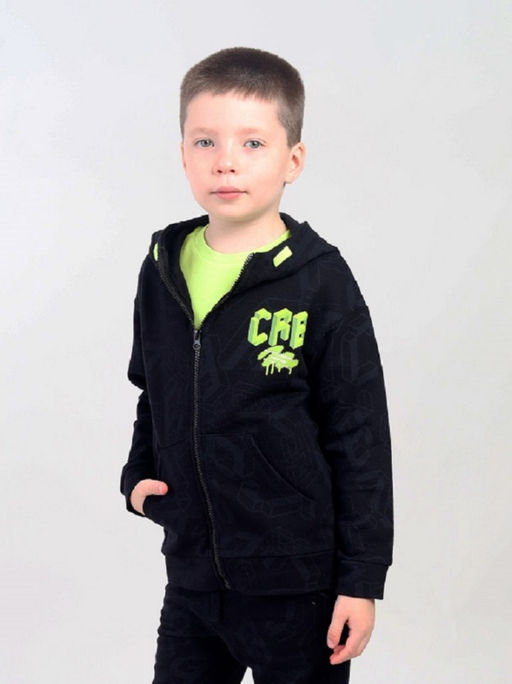 CRB wear / CWKB 63978-22-425 Толстовка для мальчика,черный  фото 2