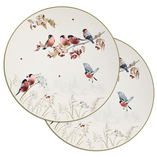 Набор подстановочных салфеток "Лесная сказка" из 2 шт., диаметр=38 см 771-142 771-142 #НовыйГод /АРТИ-М/